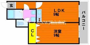 大元駅 徒歩11分 1階の物件間取画像